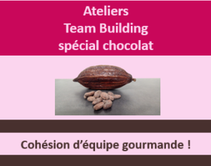 Cohésion d'équipe chocolat entreprise