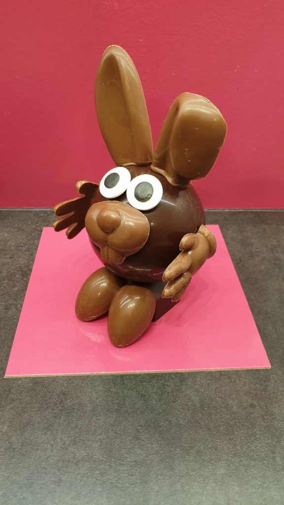 Atelier enfant lapin chocolat
